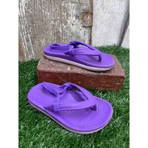 CROCS Flip Flops Purple C 8/9